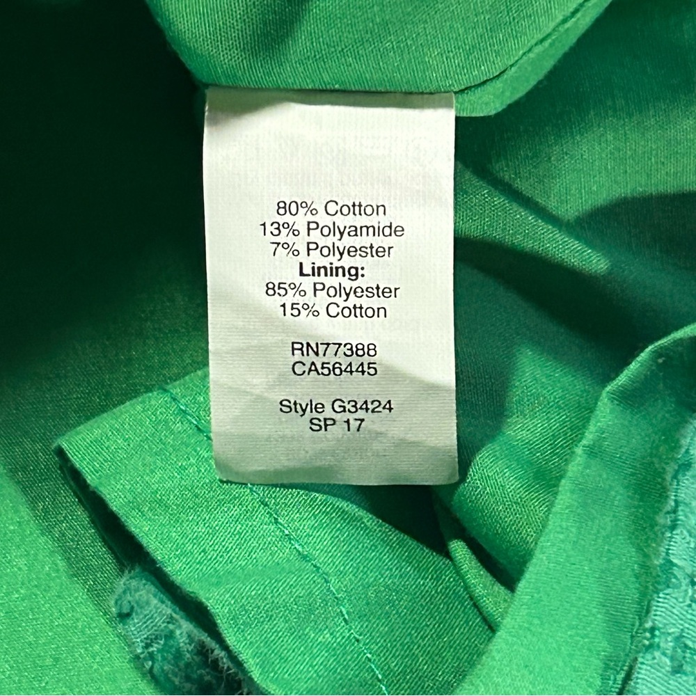 J.CREW Jacquard V-Neck "Dublin Green" Mini Dress, 2 - Picture 9 of 12